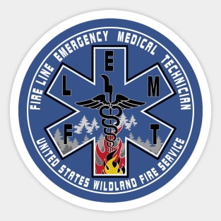 Fire Line EMT Sticker